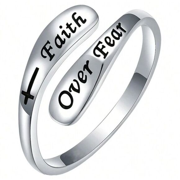 Faith Over Fear Ring - Picture 3 of 5